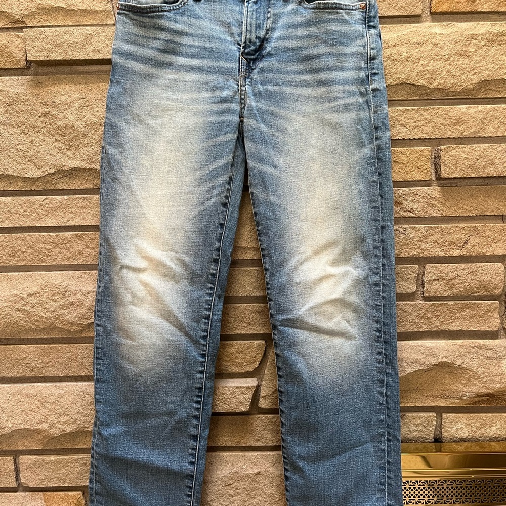 American Eagle Light Blue Original Straight Jeans 28x30